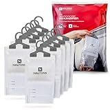 Haltons Moisture Absorber Dehumidifier – Condensation Remover for Damp, Mould, Home, Wardrobe, Kitchen, Bathroom, Basement, Garage, Bedroom, Caravan, Office - 10 Pack/210g each