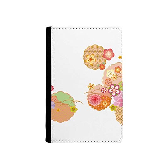 Porte-passeport pliable Sakura avec motif géométrique chic pour voyage