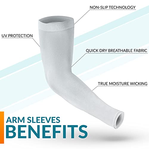 Kemford Arm Sleeves For Men And Women – Sun Protection – Cooling Upf 50 Compression – Basketball Running #TOP1