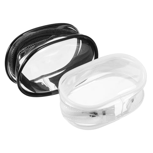 OATIPHO 2個クリ キーチェーン付き 携帯に便利な透明ケース 学生向け 収納