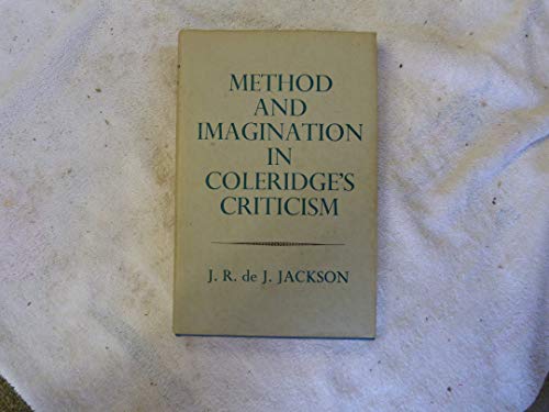 Method and imagination in Coleridge's criticism, 0710061757 Book Cover