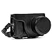 MegaGear "Ever Ready" Protective Leather Camera Case, Bag for Samsung NX Mini 9-27mm (Black)