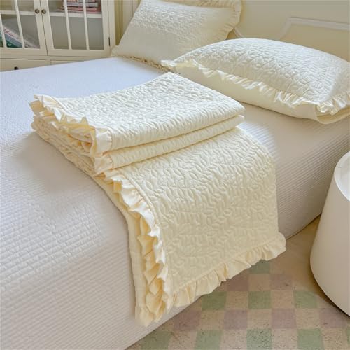 Highdi Colcha de Verano con Volantes Color