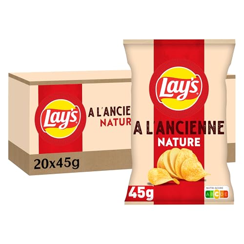 Lay's - Lay's Chips A l'Ancienne Nature Lot de 20x45g - -30%