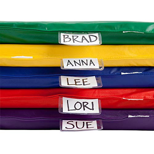 image for KinderMat Kids Rest Mats (5-Pack), Rainbow Designer, Non-Folding, 2-In