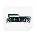 Green Geometric Classic Cars Outline Cleaning Cloth Screen Cleaner 2pcs Suede Fabric