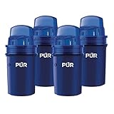 PUR Water Pitcher Replacement Filter, 4 Count (Pack of 1), Blue