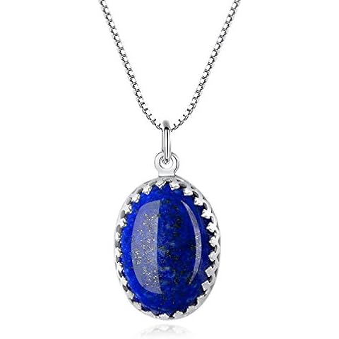 COAI Collar de Plata con Lapislázuli para Mujer Cover