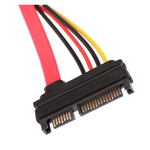 Cable Extensor SATA 22Pin Macho a 7+15 Pin Hembra 30 cm miniatura 3