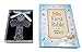 Baby Boy First Bible and 4" Pewter Baptism Guardian Angel Crib Cross (Original Version)
