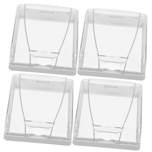 Outanaya 4pcs Home Socket Cover Weatherproof in-use Electrical Outlet Cover Wall Cover Wall Outlet Cover Plastic