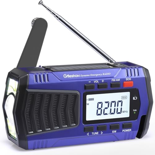 【防災安全協会推奨品認証】Greeshow 防災ラジオ 多機能 携帯ラジオ Amazon.co.jp: 【防災安全協会推奨品認証】 Greeshow 防災ラジオ 多