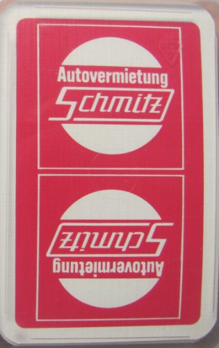 Preisvergleich Produktbild Autovermietung Schmitz - Skatspiel (Leinen) - franz. Blatt