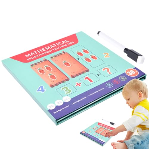 Piedras magnéticas para rastrillo roto – Juego educativo con juego de matemáticas, pizarra magnética de rotura | Para niños para desarrollar habilidades de aprendizaje temprano, material escolar para