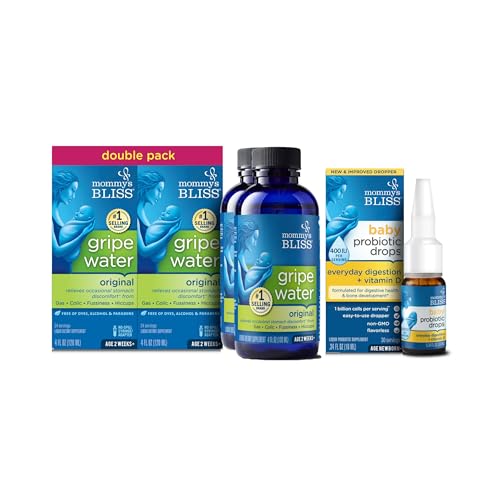Mommy's Bliss Gripe Water Original 4 Fl Oz (Pack of 2) with Baby ...