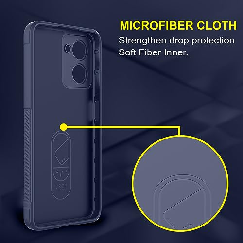 Image of amazon basics Back Case Cover for Vivo Y18e | Compatible for Vivo Y18e Back Cover | Liquid Silicon Magic Case with Camera Protection | Sapphire