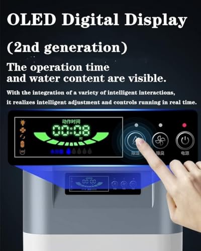Macchina intelligente per il compostaggio dei rifiuti, Food Cycler da piano di lavoro per interni con sistema a 360 gradi e schermo LED intelligente per una gestione efficiente dei rifiuti in cucina