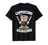 Kids Meme Italian Brainrot Cappuccino Assassino Funny Coffee T-Shirt