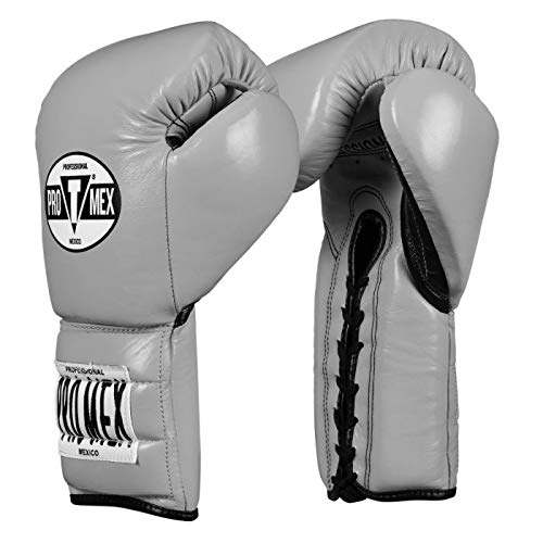 Pro-MexPro Lace Training Gloves V 3.0, Silver, 14 oz