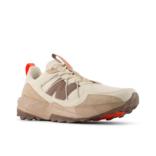 New Balance Men's DynaSoft TEKTREL V1 Suede Trail Running Shoe, Bisque/Flat Taupe/Earth Shadow, 8.5 M