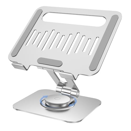 Gorablix Aluminum Tablet Stand 360 Rotating iPad Holder Fits 4-13