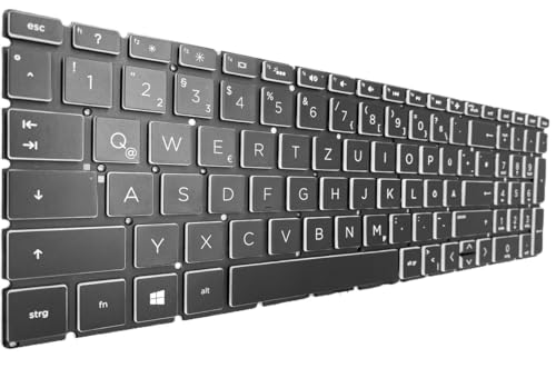 Clavier allemand avec éclairage LED pour portable HP Envy 15-dr0100