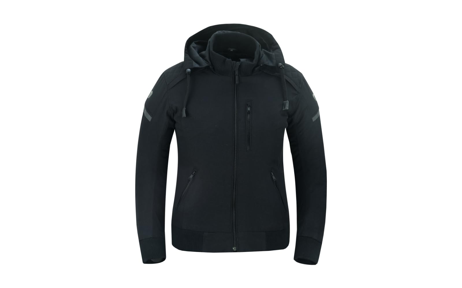 BLACKWILD - Chaqueta de moto para mujer, con certificado CE de City Street, ligera y transpirable, con capucha desmontable