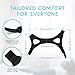Chin Strap for Sleeping – Adamson Adjustable Anti Snoring Chin Strap for Sleepers, Secure Mouth Closure Support, Breathable & Comfortable Jaw Strap for Night Sleep