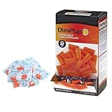 Liberty Glove & Safety-14310 DuraPlug Uncorded Disposable Foam Earplug with 32 dB NRR, Orange (Case of 200 Pairs)