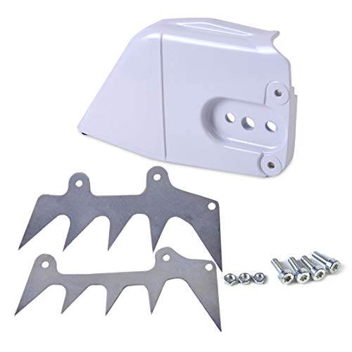 QFXFL Pignon de chaîne Couvercle d'embrayage Pare-Chocs Pointe Chien d'abattage adapté pour Stihl 044 046 064 066 MS440 MS460 MS650 MS660 précis Cover