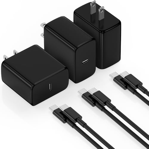 Image of 60W GaN PD3.0 Super Fast Type-C Charger for Samsung Galaxy S26 Ultra, 9+9+10FT USBC Fast Charging Cable /Cord for Samsung Galaxy S26 S25 S24 S23 Plus,Android Phone, iPhone 17 /16 /15 Pro Max, Tab S11