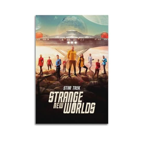 nzzmy Star Trek Strange New Worlds Poster, Vintage-Kunst, Raumdekoration, ästhetische Schlafzimmerdekoration, Leinwandposter für Schlafzimmer, 20 x 30 cm, ungerahmter Stil