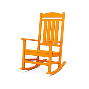 Alternative view of POLYWOOD R100TA Presidential Rocking Chair, Tangerine