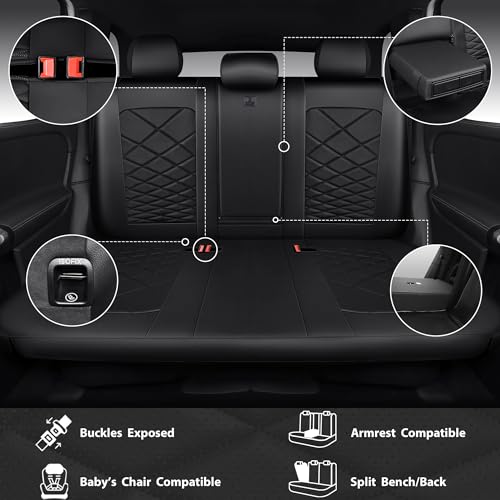 CAR PASS Nappa Lumbar Support Covers