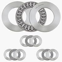 XiKe 4 Stück AXK 3047+2AS Druck-Nadelrollenlager 30x47mm mit Unterlegscheiben, passend für DIY/Elektro- & Handwerkzeuge, Autos/LKWs/Anhänger/Zwei- & Dreiräder, usw.