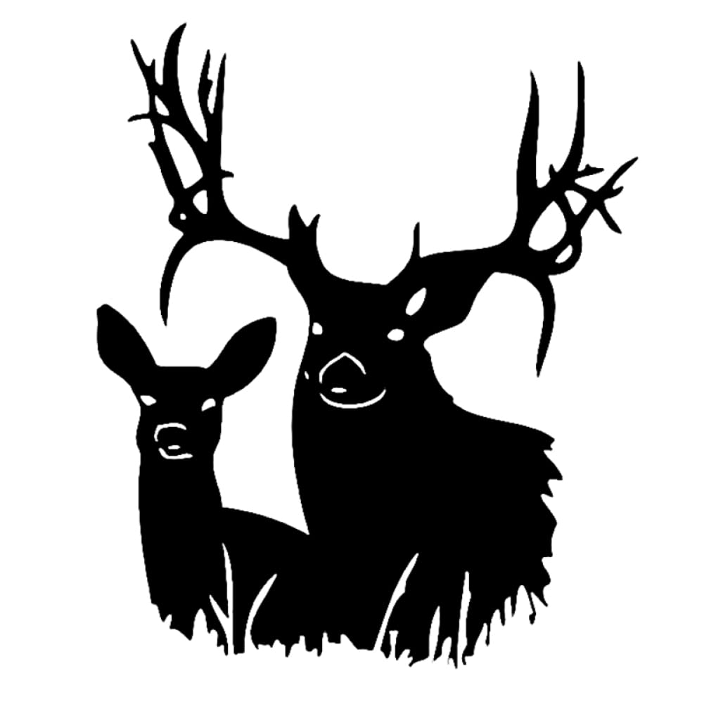 Sticker Outdoor Hunter Deer Adesivo Vinile Cervo Trofeo Per Cacciatori - Decorazione Paraurti, Finestrino, Attrezzatura Adesivo Per Attrezzatura - Foto 6