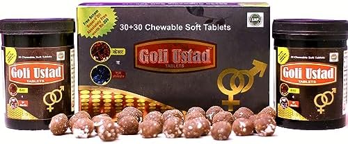 Goli Ustad Ayurvedic Chewable Tablets(30+30) Pack