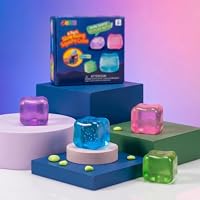 JOYIN 4 Pack Stress Cube, 2'' High Density Ice Cube Fidget Toy, Stress Relief with Slow Rising Sensory Squishy Toys for Kids Adults, Birthday Gifts, Party Favors, Halloween, Classroom Prizes — image 9