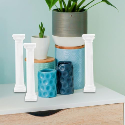 Mini pilier romain pour support de bougies et décors de table stables - 6