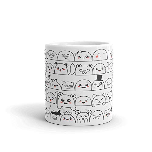Image of Printed Coffee Mug for Gifting Loved Ones On Occasions |Christmas | New Year | Valentined Day Ceramic 350ml-1piece | M11