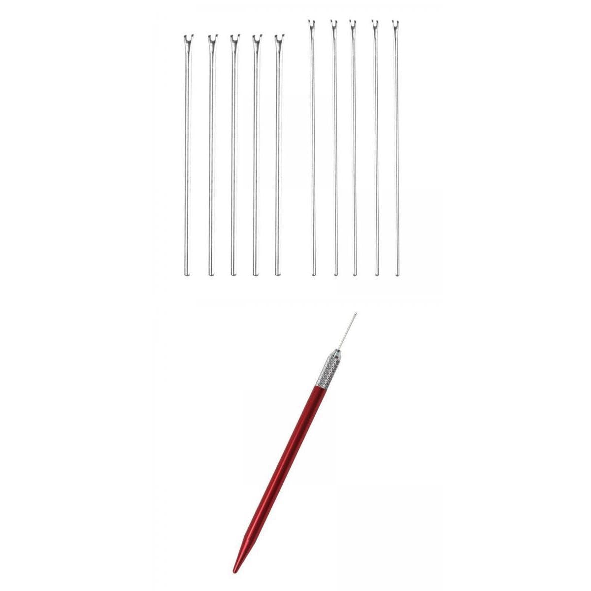 ATORSE Doll Hair Rerooting Tool for Doll Hair DIY Supplies Beginners with 1xRod-picture-29