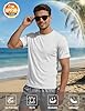 MAGCOMSEN Running Top Men Swimming Gym Tshirt Workout Rash Vest Short Sleeve Summer Breathable Sports UV T Shirt,White,3XL #3