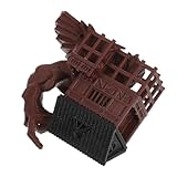 Pour divers environnements : idéal pour salles d'étude, salons ou bureaux, ajoutant une touche unique à n'importe quel espace, figurine de mini maison, figurine de cabane de village miniature