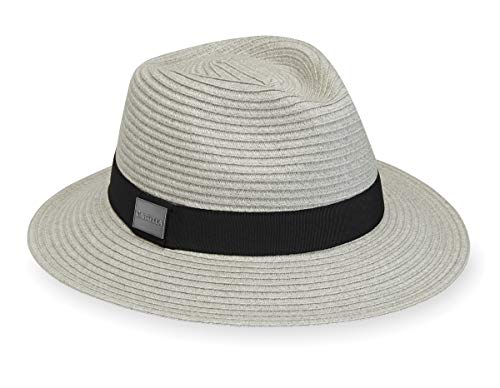 CARKELLA Men’s Fairway Fedora (Light Grey, L/XL) – UPF 50+,