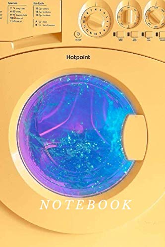 Notebook: Washing Machine - Composition Notebook: 6x9 - College Ruled 110 Pages