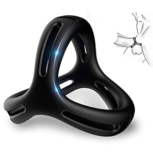 MFMYEE Penisring erectie, bondage siliconen cockring voor mannen, premium rekbare siliconen penisring, SM cockring voor seks mannen tijd vertraging seksspeeltje