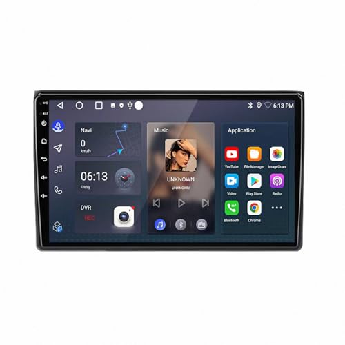 Autoradio 2 DIN para Audi A4 con Bluetooth manos libres y control de mandos original