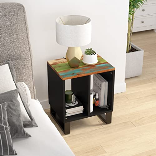 Petite table d'appoint pratique en bois massif pour petits espaces et studios - 2
