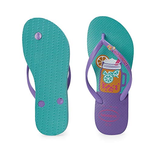Chinelo Slim Cool, Havaianas, Feminino, Verde Orvalho, 33/34