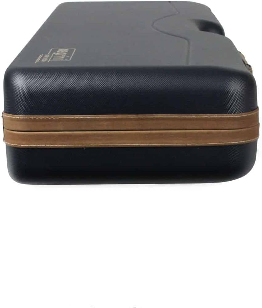 Negrini Shotgun Case - Hard Case for Over/Under or Side-by-Side Shotguns - Holds 2 Shotguns, Up to 28” Barrels - Airline Approved, Double Wall Protection, TSA Locks - Made in Italy - 1670 Series